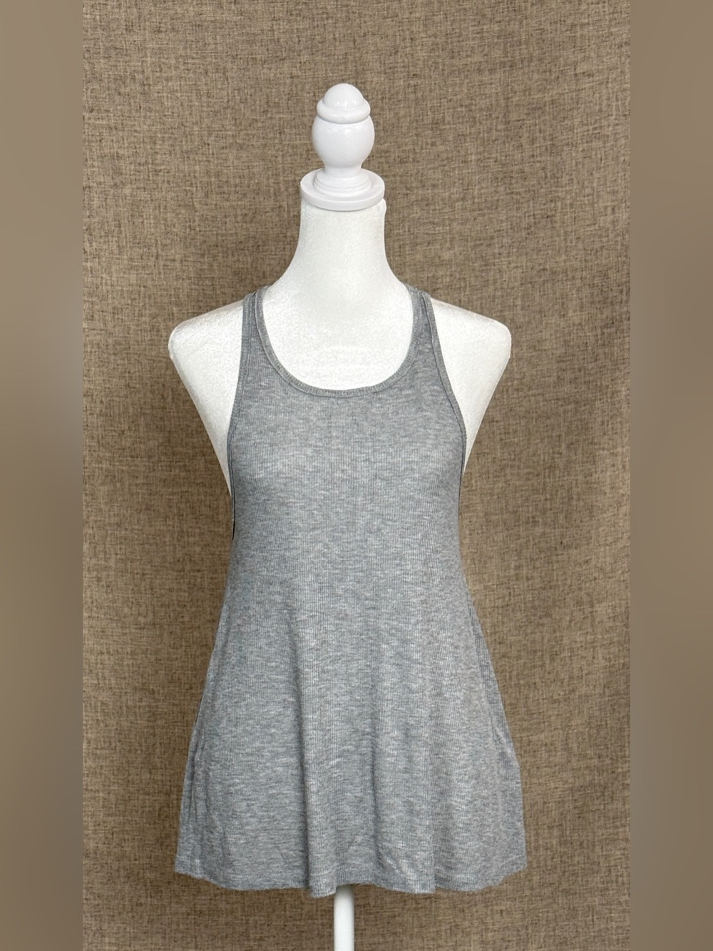 Abercrombie & Fitch Gray Racerback Tank Dress